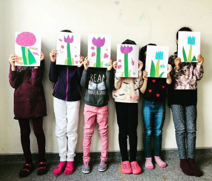 elever med blomst