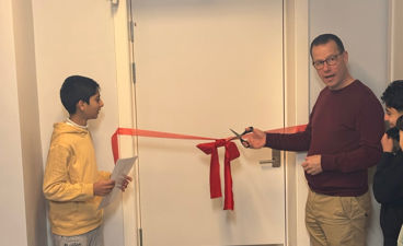 Snorklipping og høytidelig åpning av nye garderober.