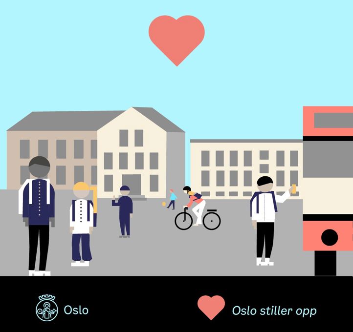 Elever i skolegården