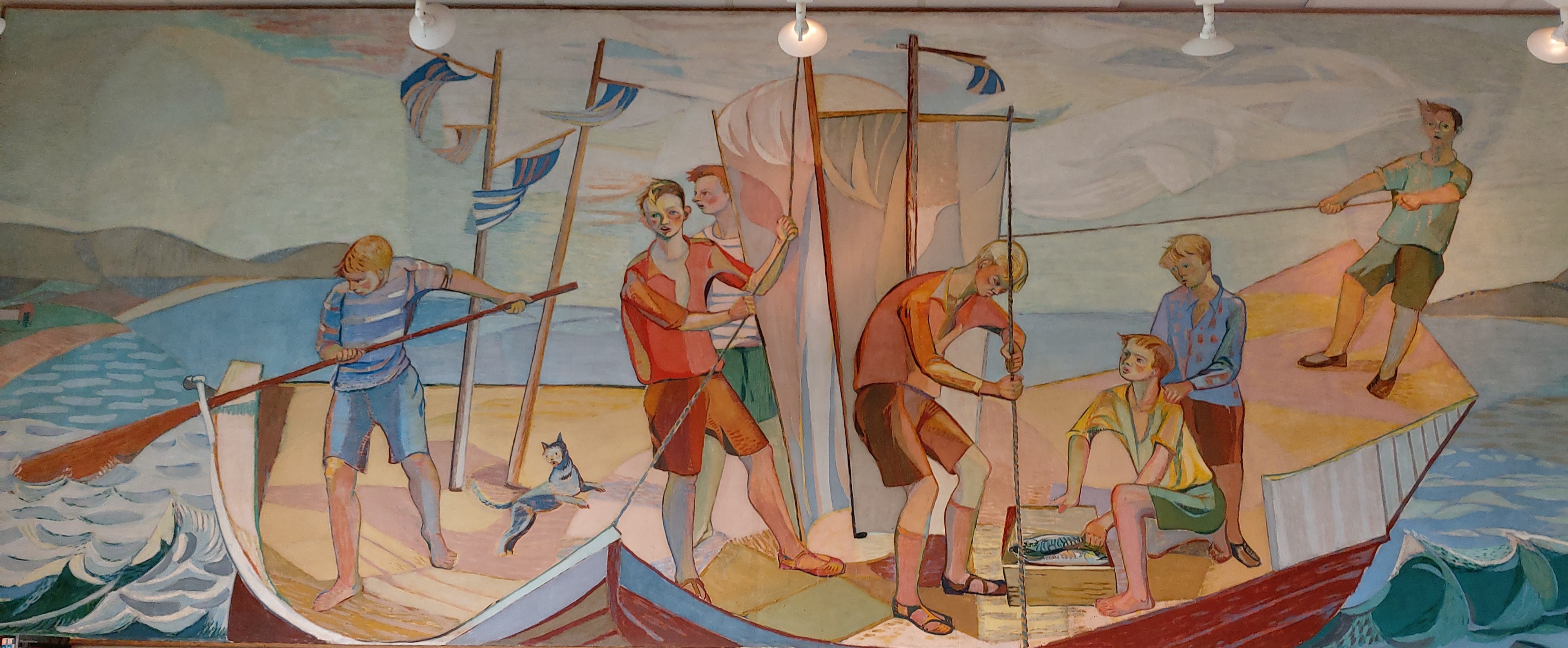 Gutter p&aring; fl&aring;te