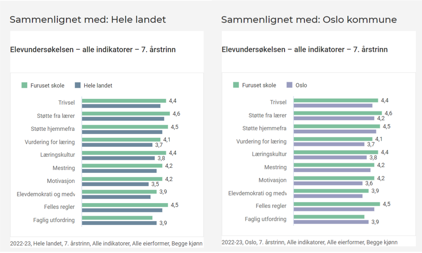 Elevundersøkelsen Furuset skole 2022