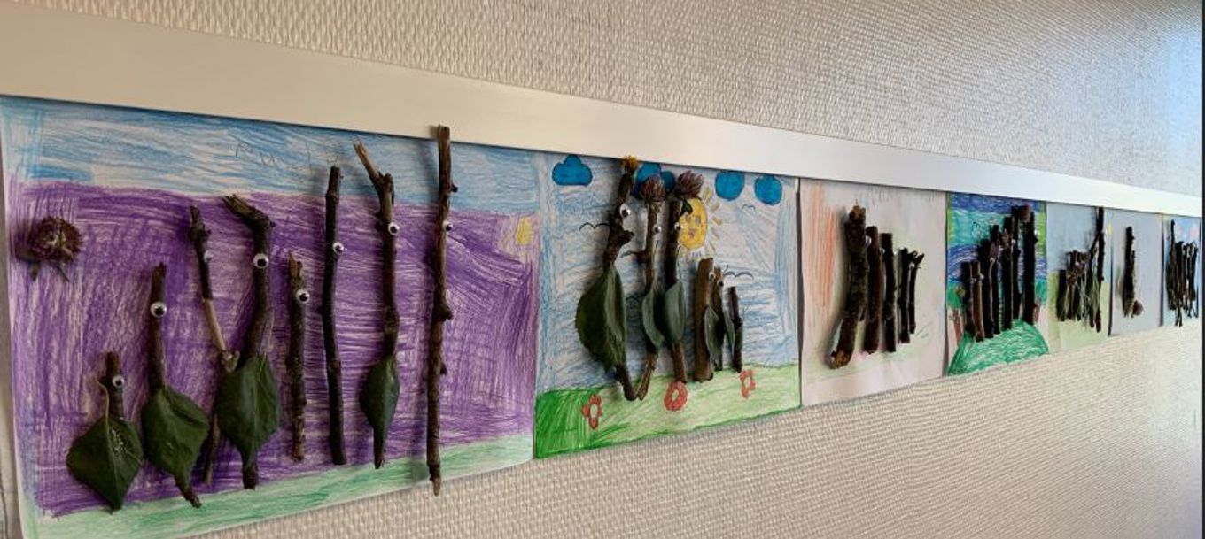 en gruppe fargerike stoffer